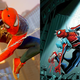 Spider-Punk rocking out in-game, and on the cover of Edge of Spider-Geddon #1.
